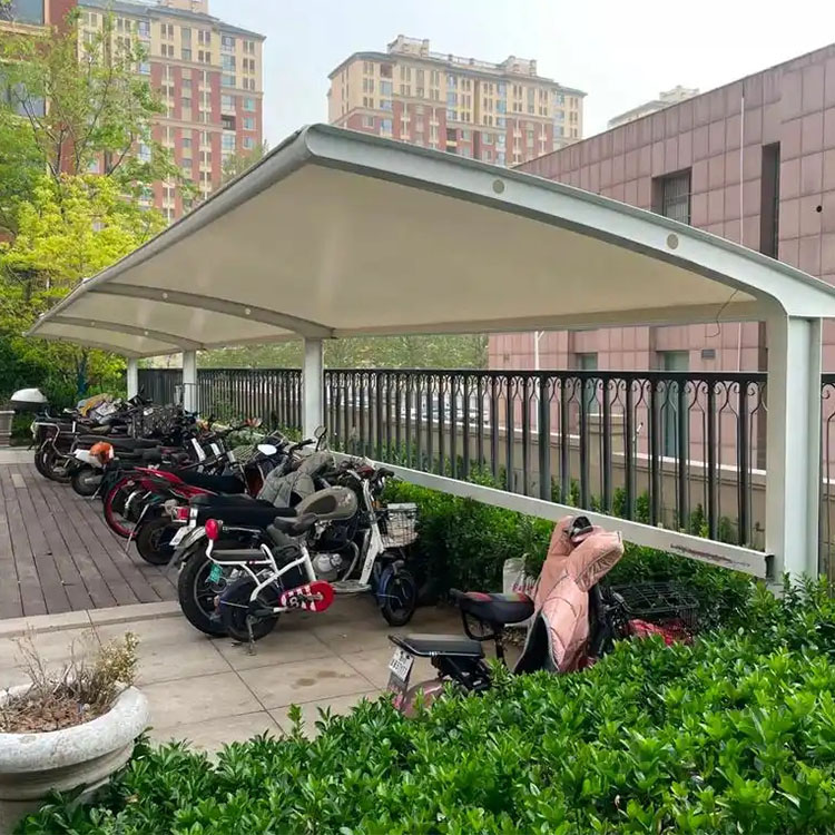 和平县膜结构电动车棚