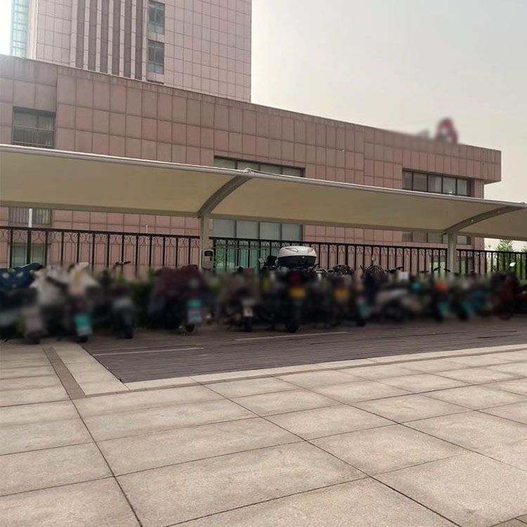 和平县膜结构电动车棚